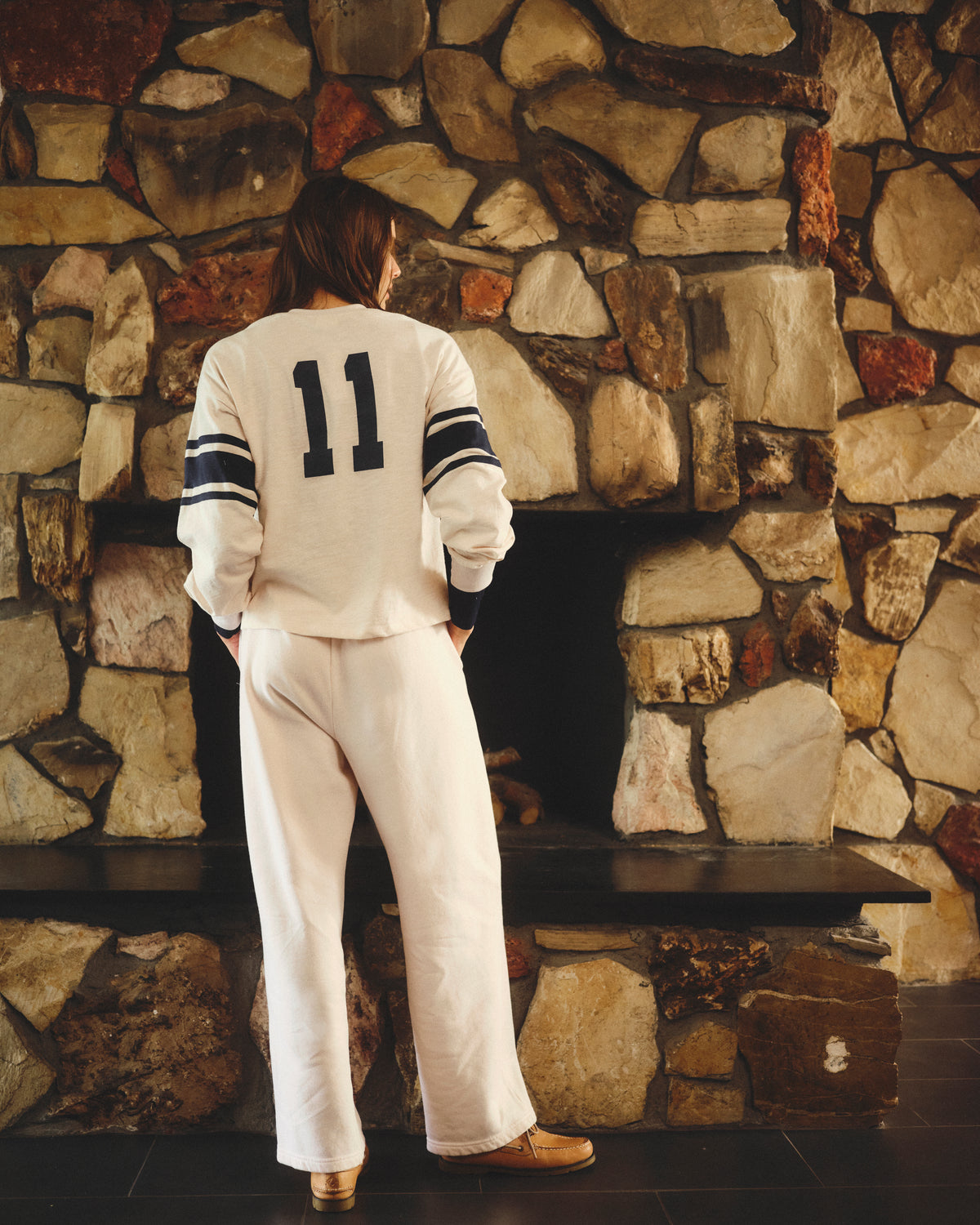 Sundry Straight Pant in Oyster