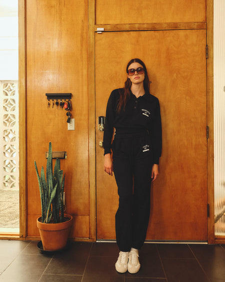 Sundry French Academy Athletic Sweatpant in Deep Navy