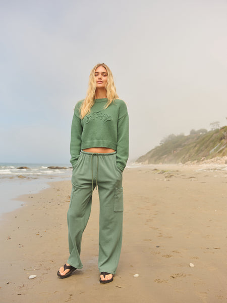 Sundry Academy Cargo Trackpant in Loden