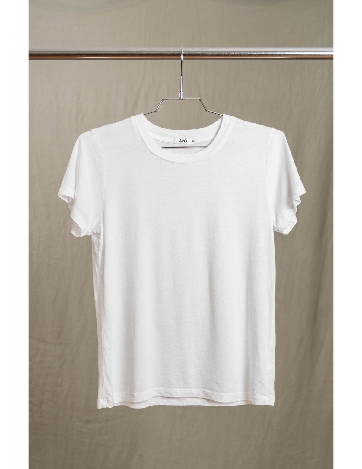 Butter Soft Short Sleeve Crew in White