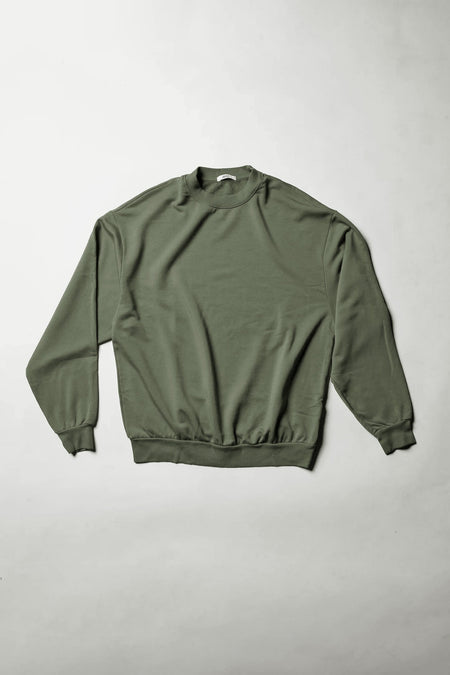 Softest Fleece Crewneck Sweatshirt in Signature Green