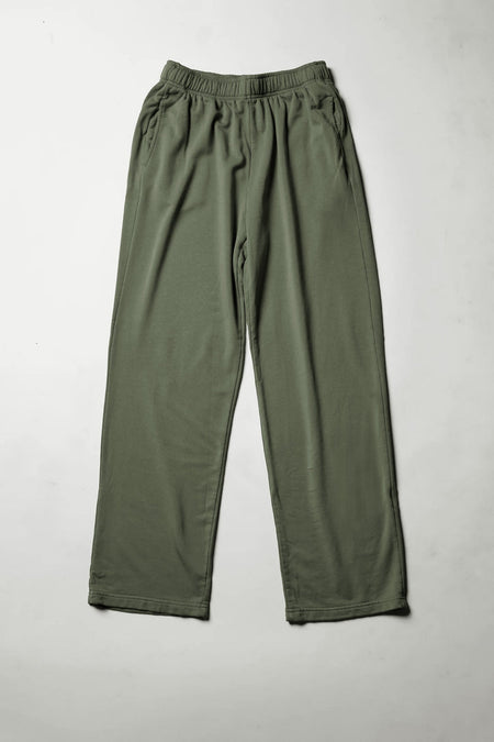 Softest Fleece Straight Leg Sweatpant in Signature Green