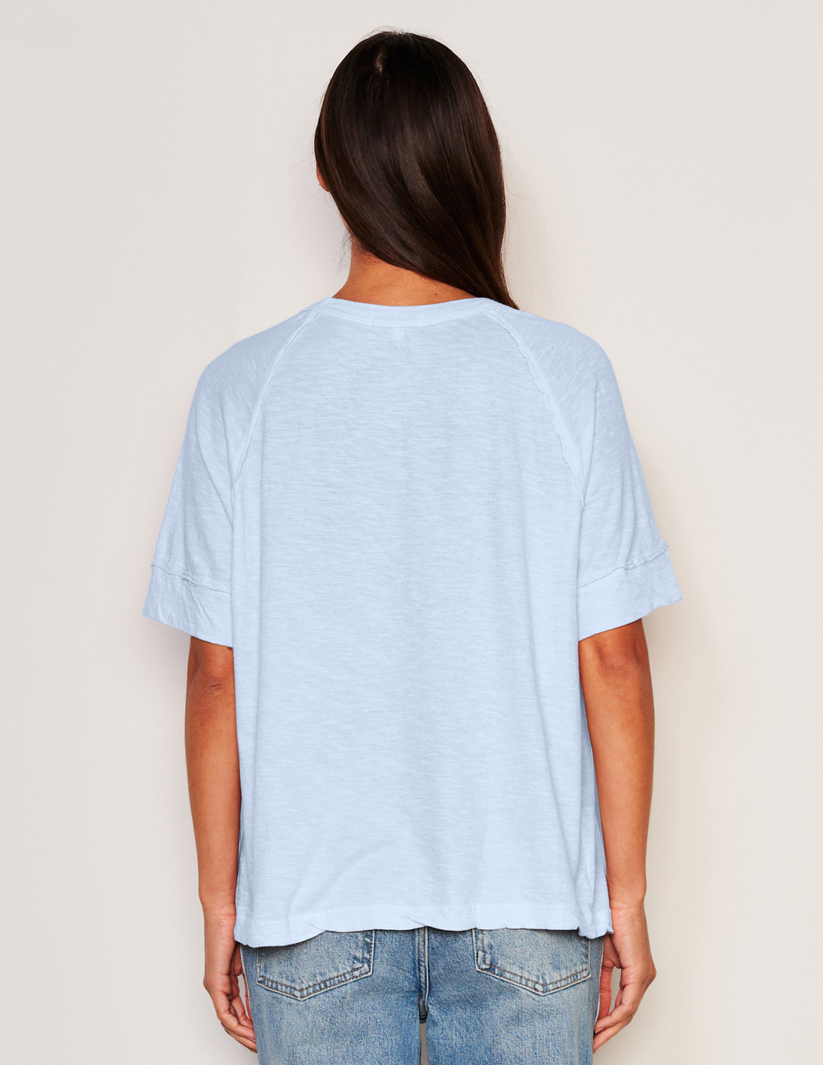 Sundry Boyfriend Tee in Chambray