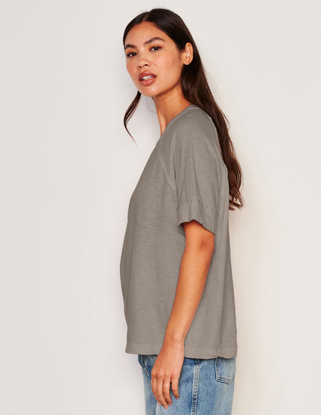 Sundry Boyfriend Tee in Fern