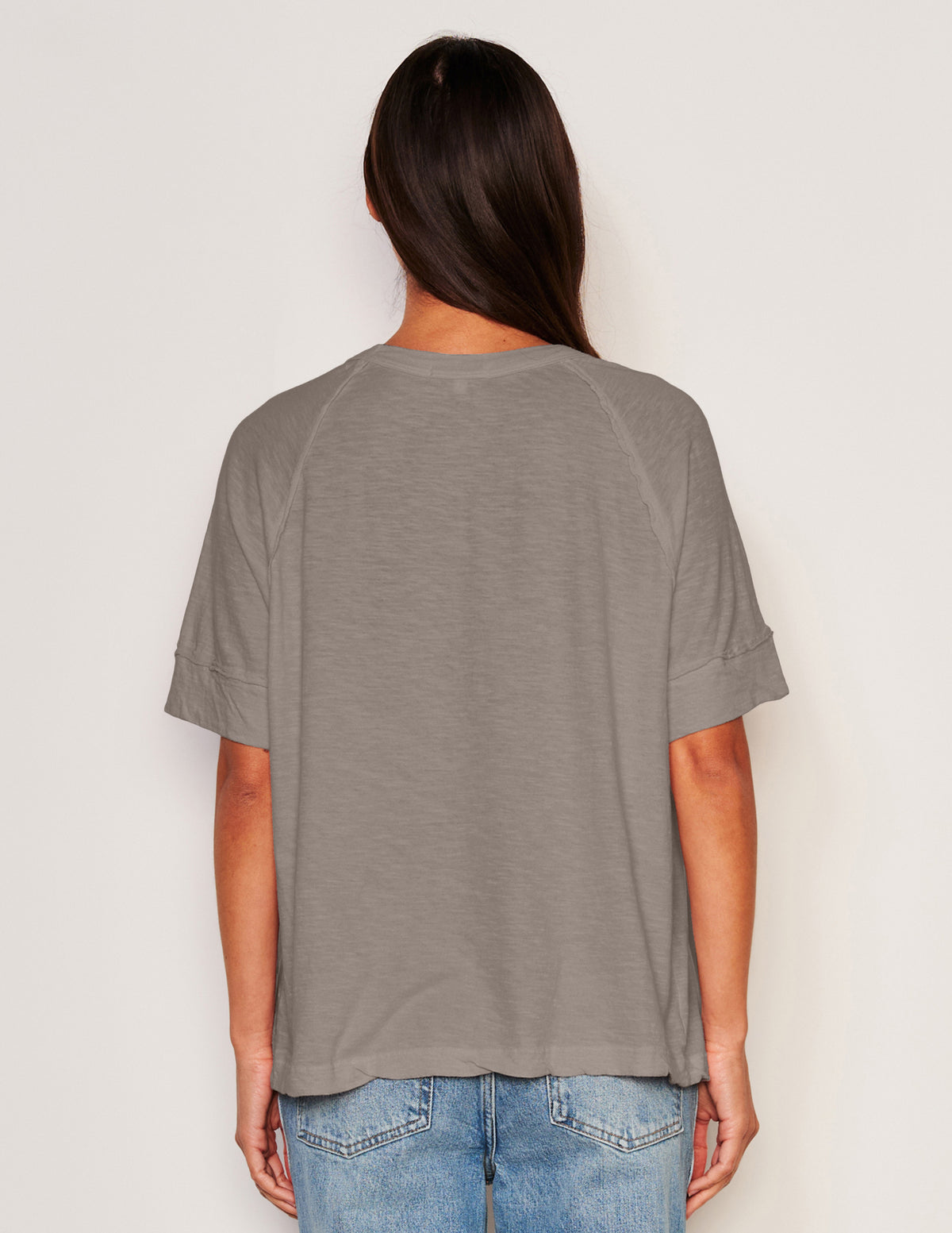 Sundry Boyfriend Tee in Fern