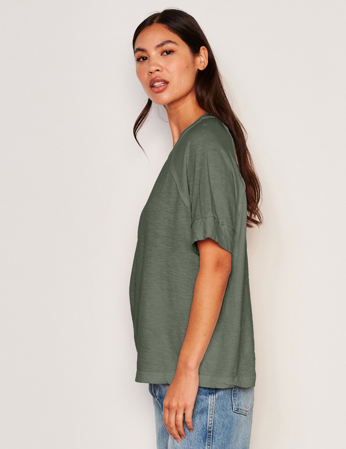 Sundry Boyfriend Tee in Signature Green