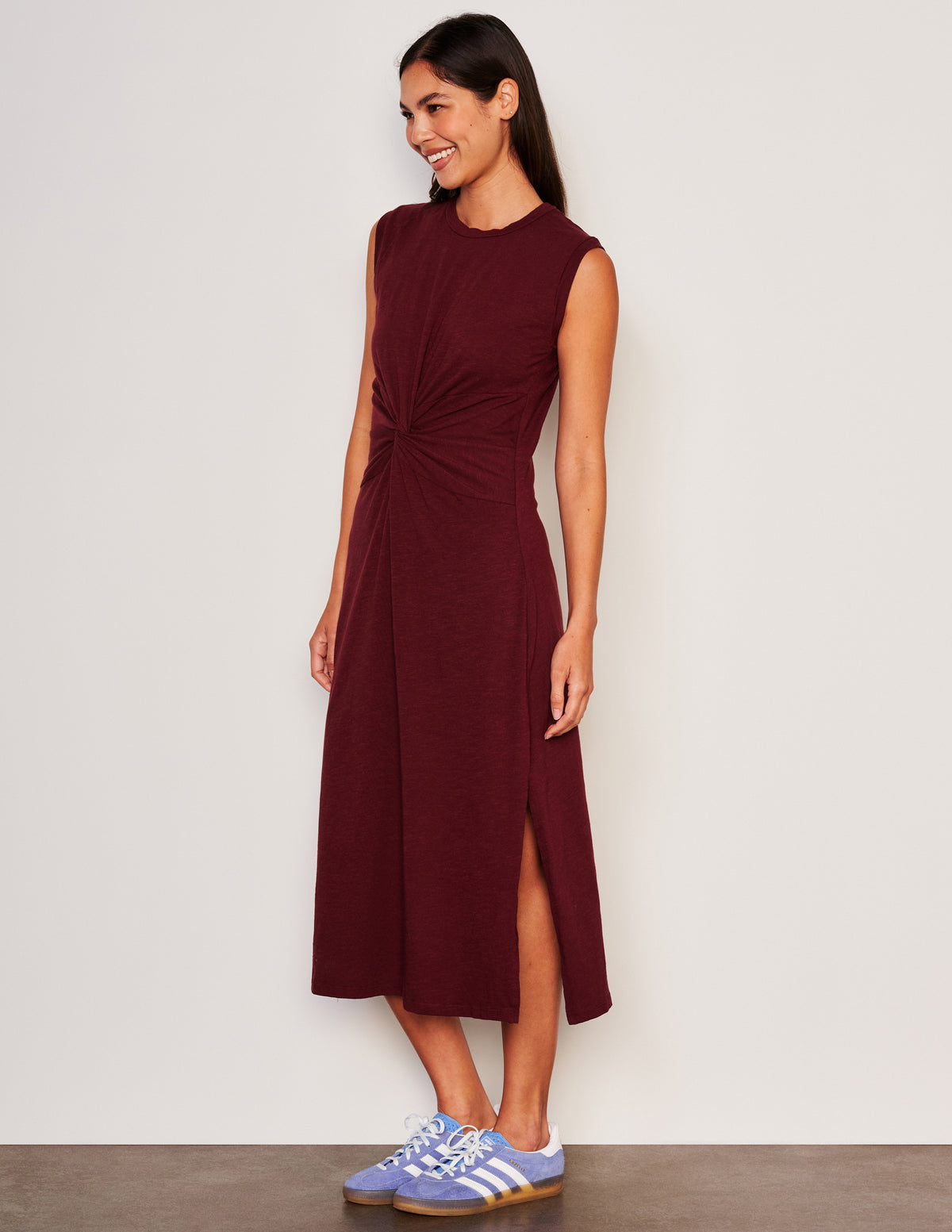 Sundry Midi Twist Sleeveless Dress-side 