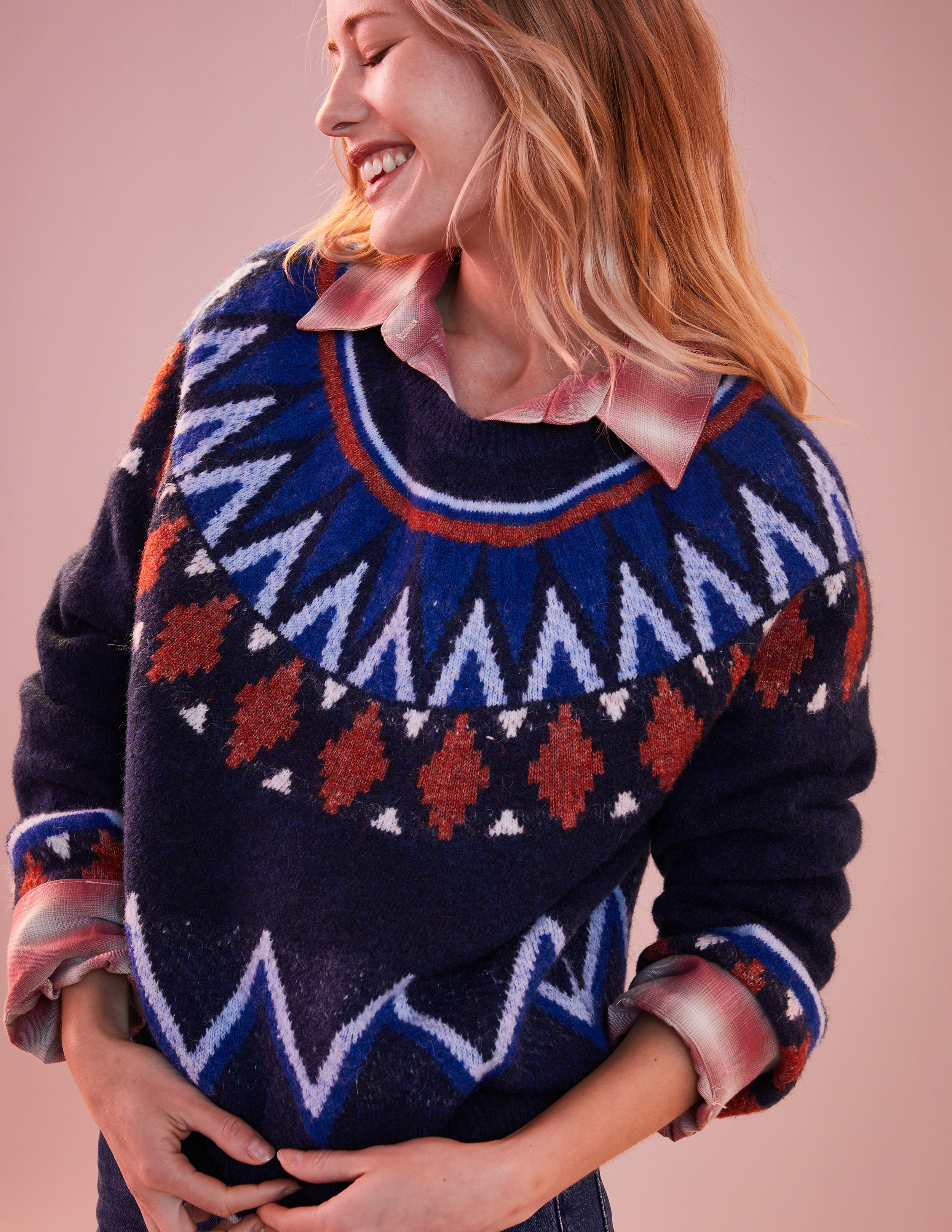 新品 soloist fair isle crew neck sweater. Boys' Fair Isle Crewneck Sweater In Wool Blend For Boys | J.Crew