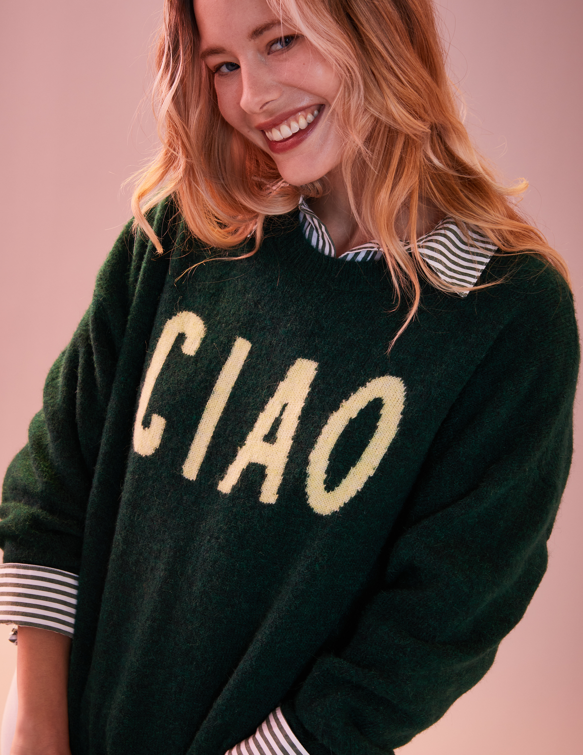 Sundry Ciao Crew Neck Sweater-campaign image
