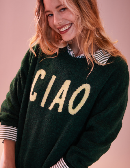 Sundry Ciao Crew Neck Sweater-campaign image