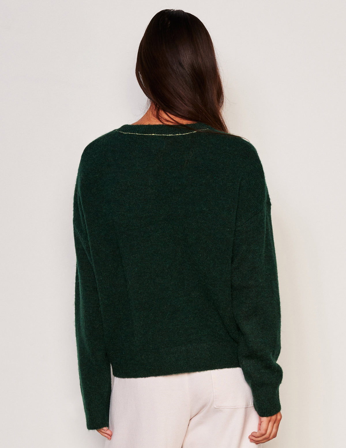 Sundry Ciao Crew Neck Sweater-back view