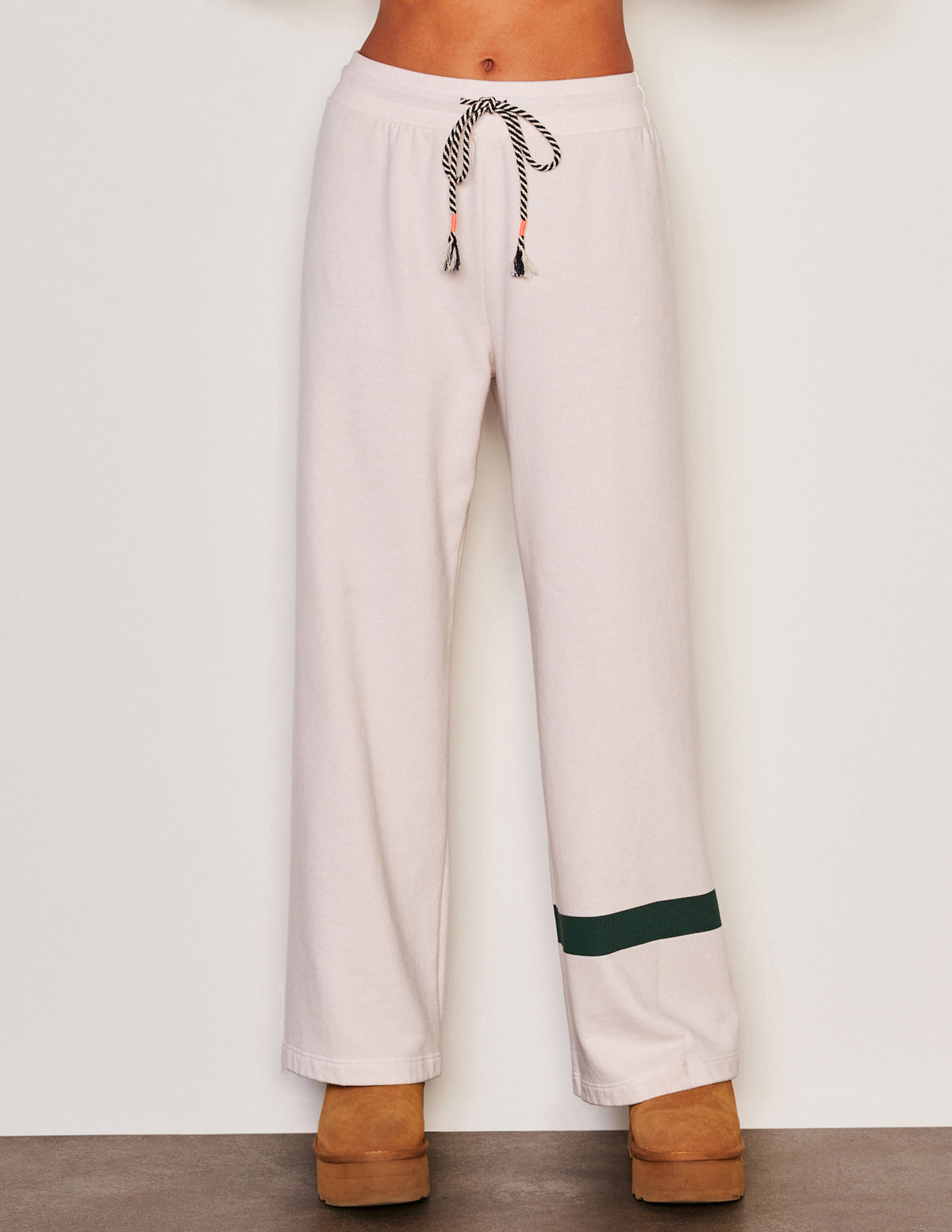Sundry Stripes Easy Lounge Pant-3/4 front