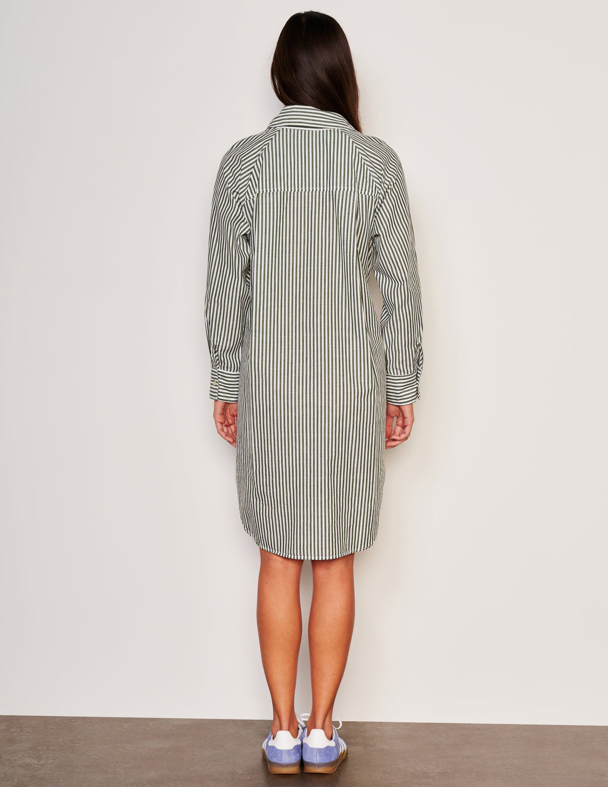 Sundry Shirttail Easy Dress-back view