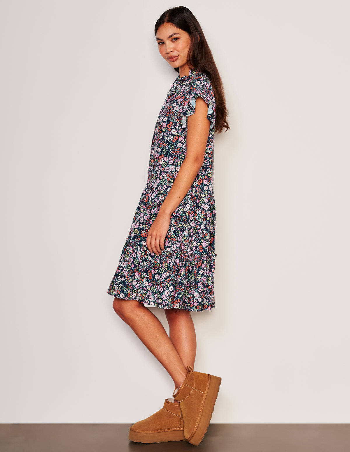 Sundry Mini Field Dress-side view 