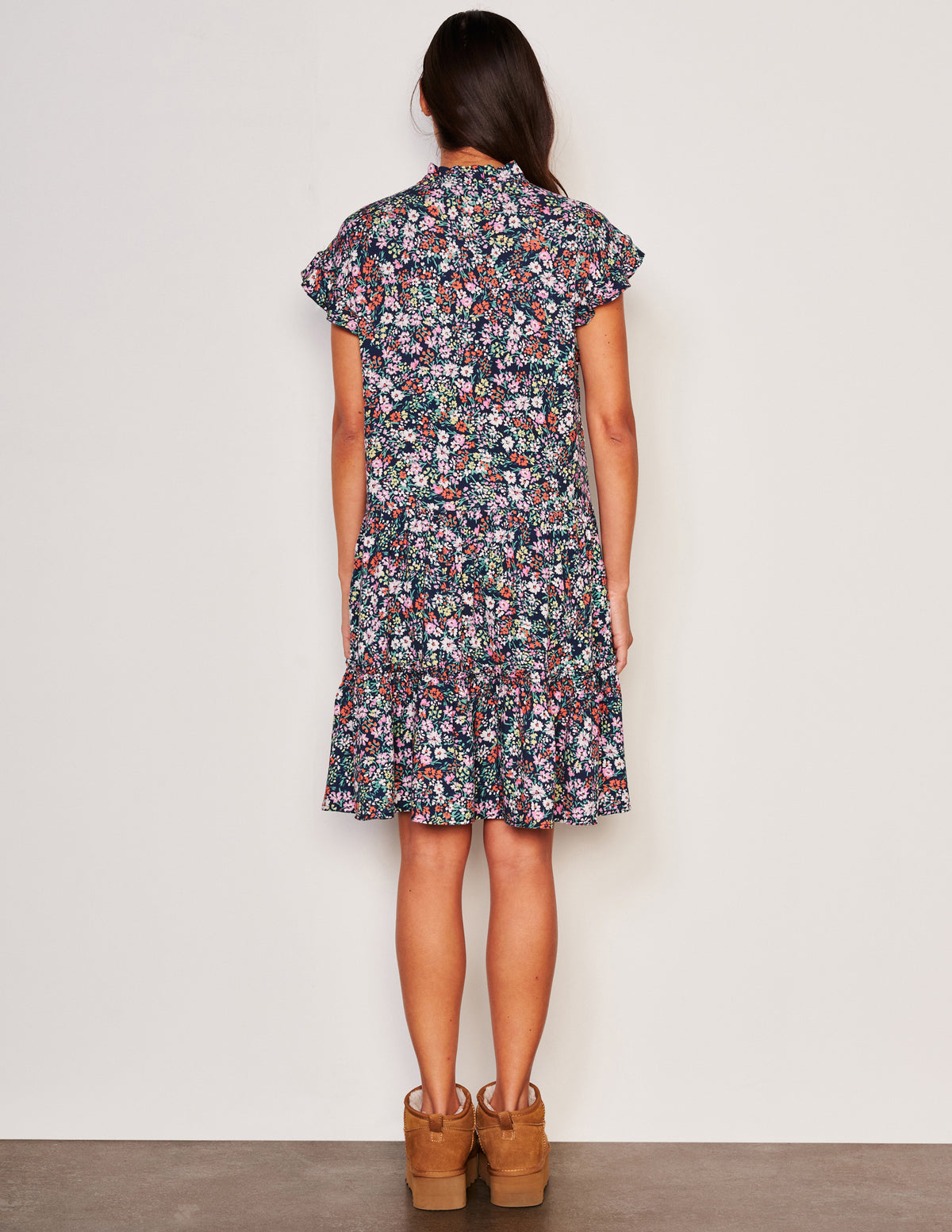Sundry Mini Field Dress-back view