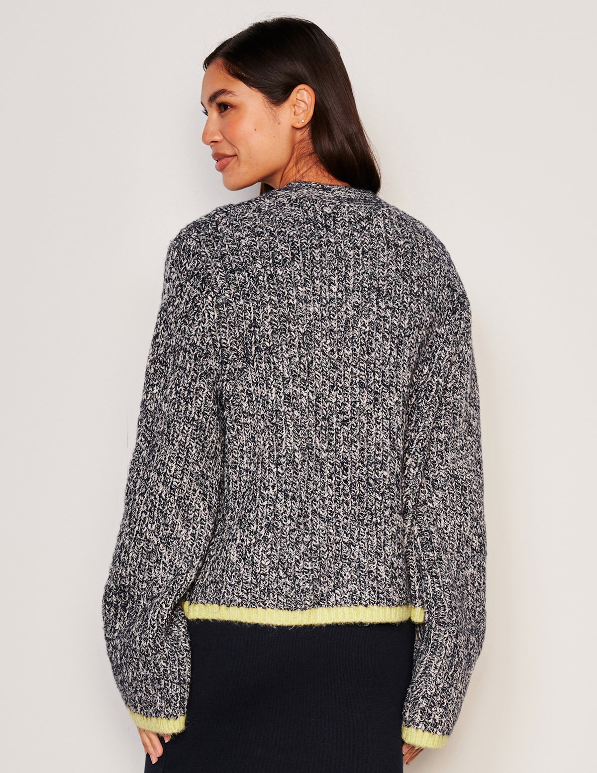 Sundry Cardigan Sweater in Deep Navy