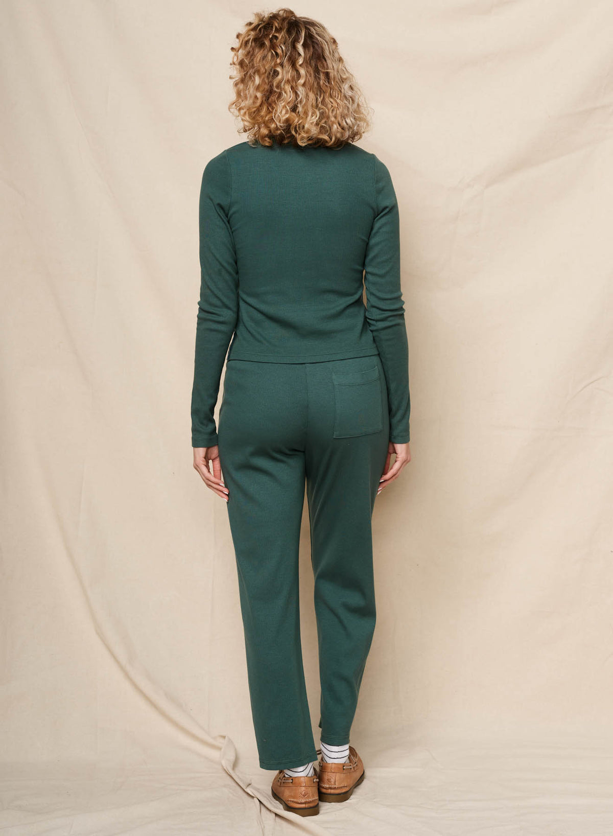 Sundry Button Down Long Sleeve in Rainforest