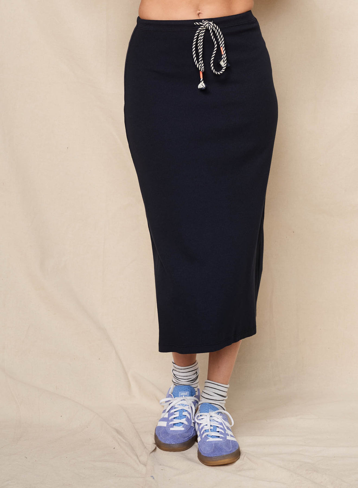 Sundry Skirt in Deep Navy