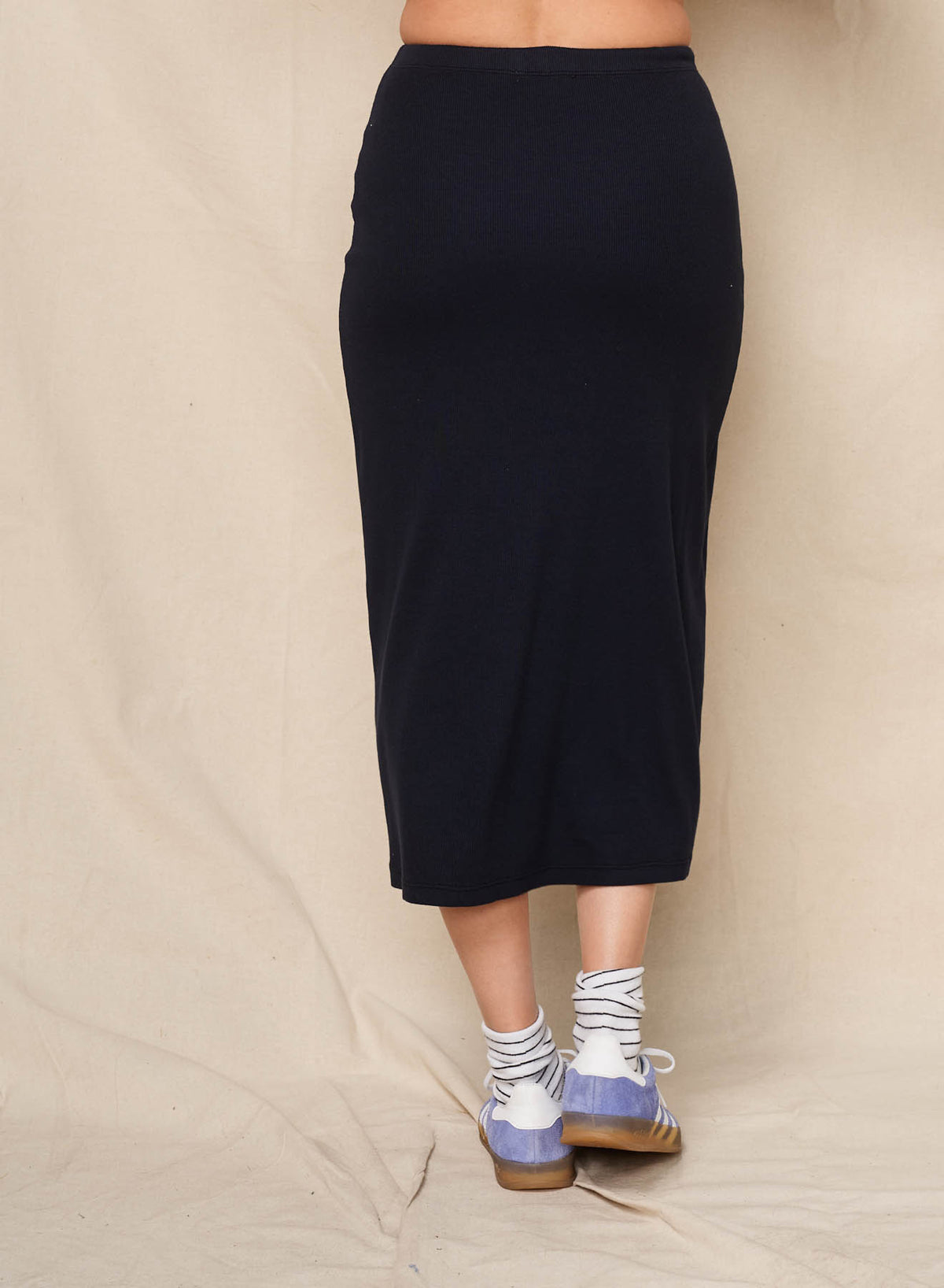Sundry Skirt in Deep Navy