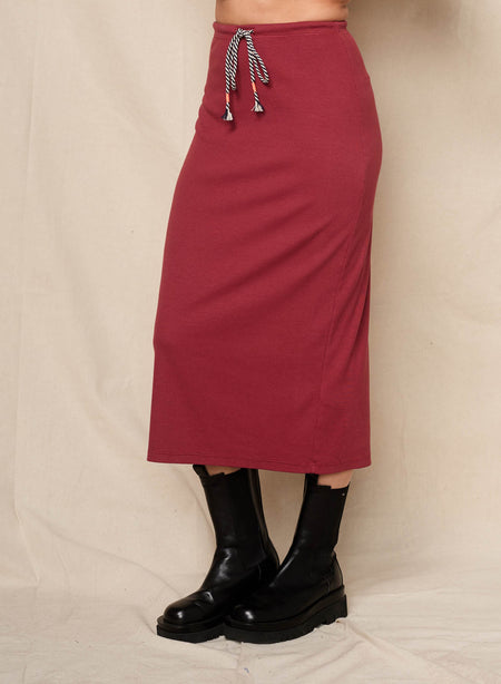 Sundry Skirt in Tibet Red