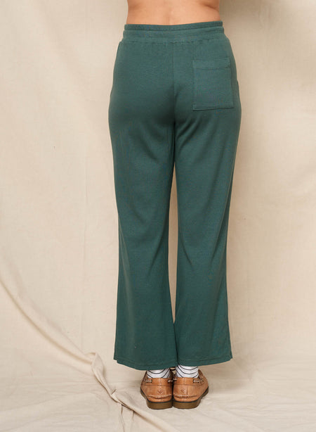 Sundry Pin Tuck Lounge Pant in Rainforest