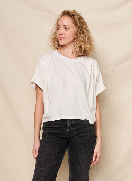 Sundry Pleated Dolman in Oyster