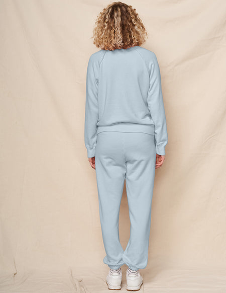 Sundry Raglan Sweatshirt in Blue Wash