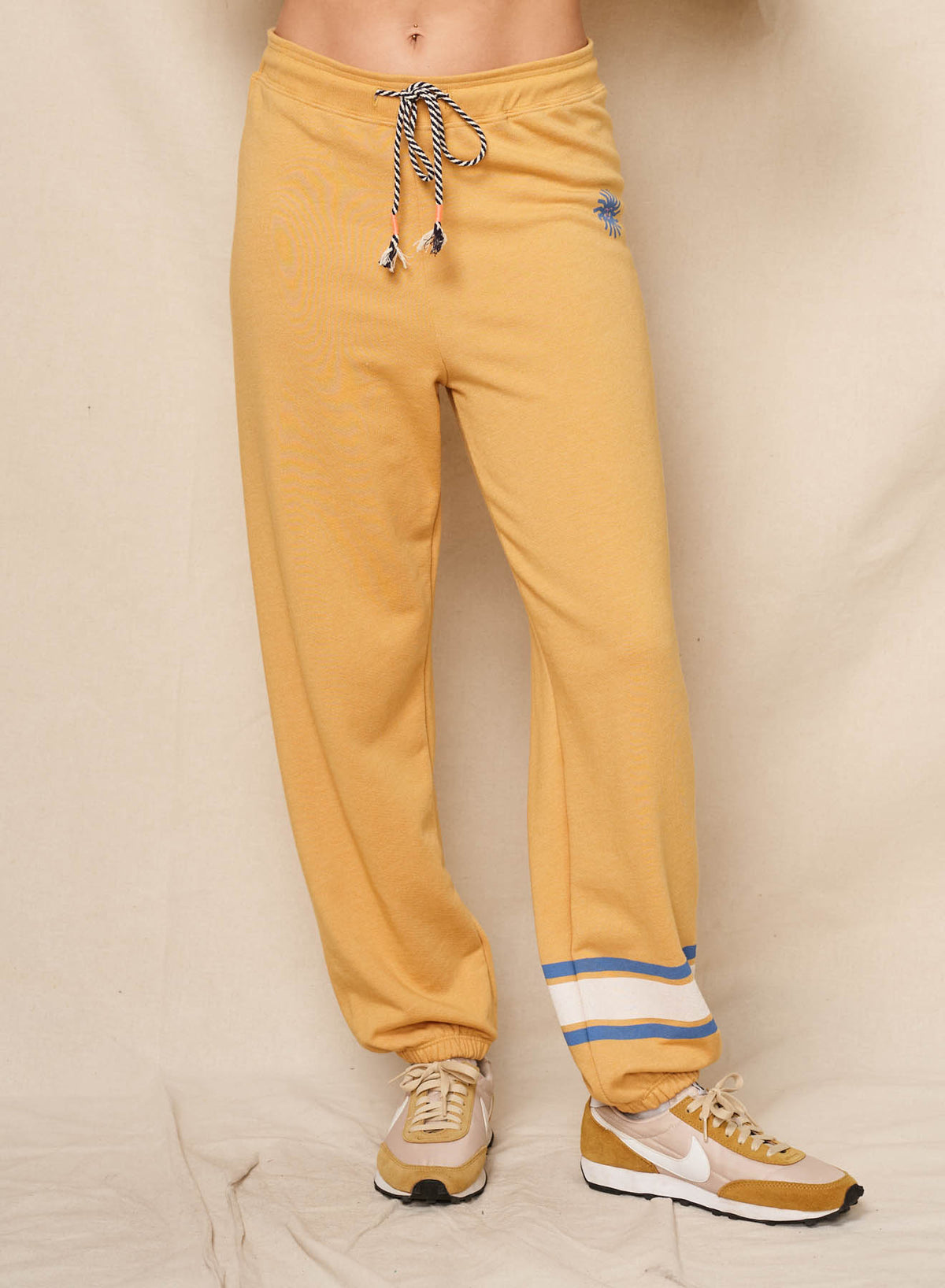 Sundry Sun &amp; Stripes Sweatpant in Daffodil