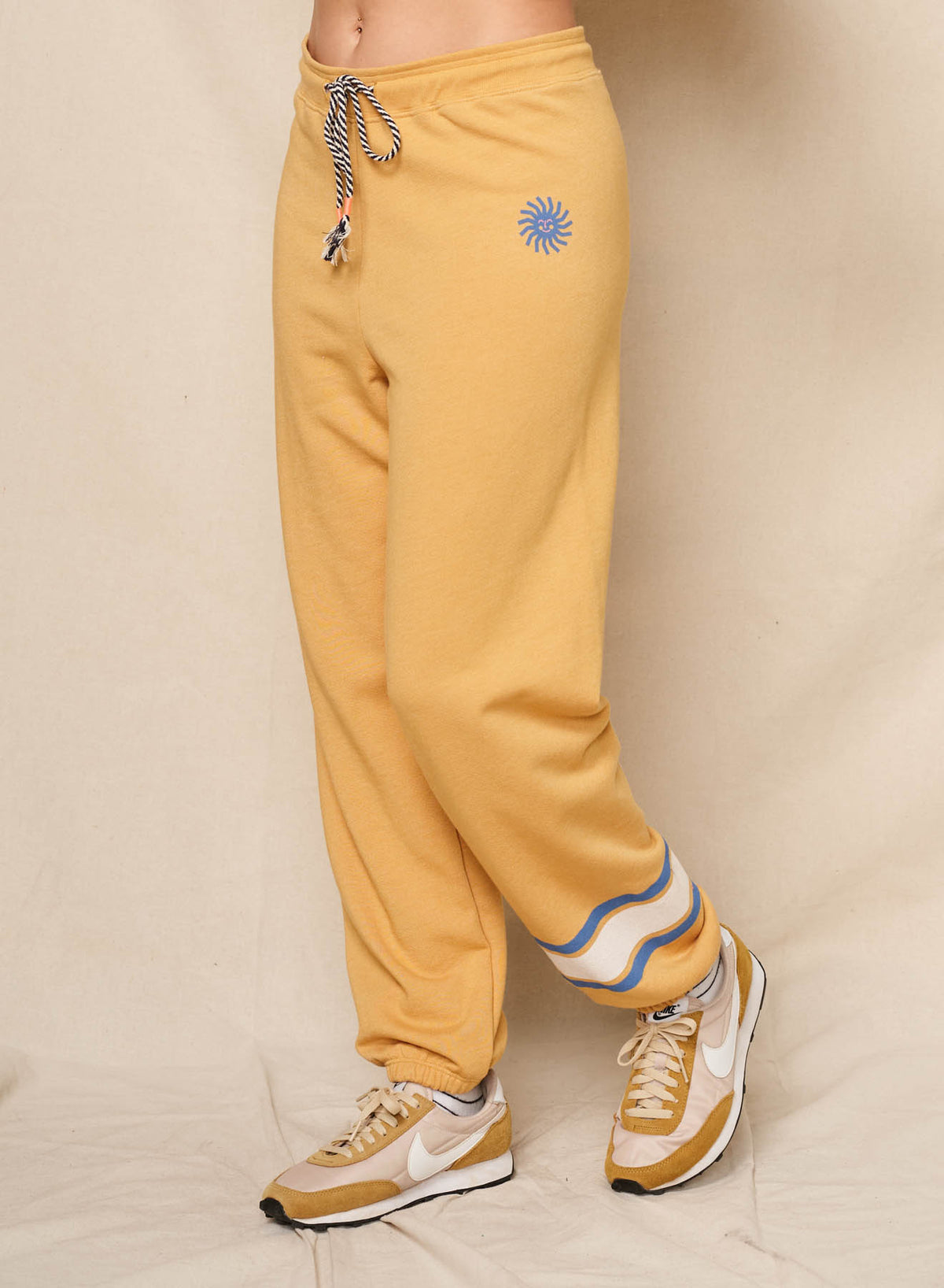 Sundry Sun &amp; Stripes Sweatpant in Daffodil