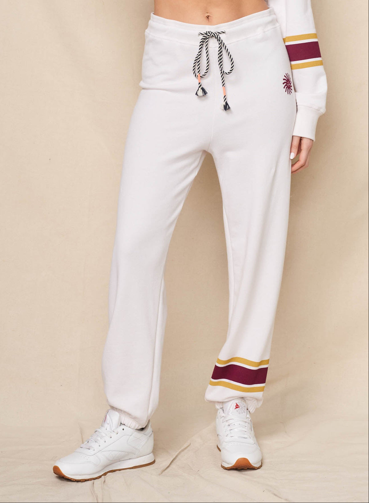 Sundry Sun &amp; Stripes Sweatpant in Oyster