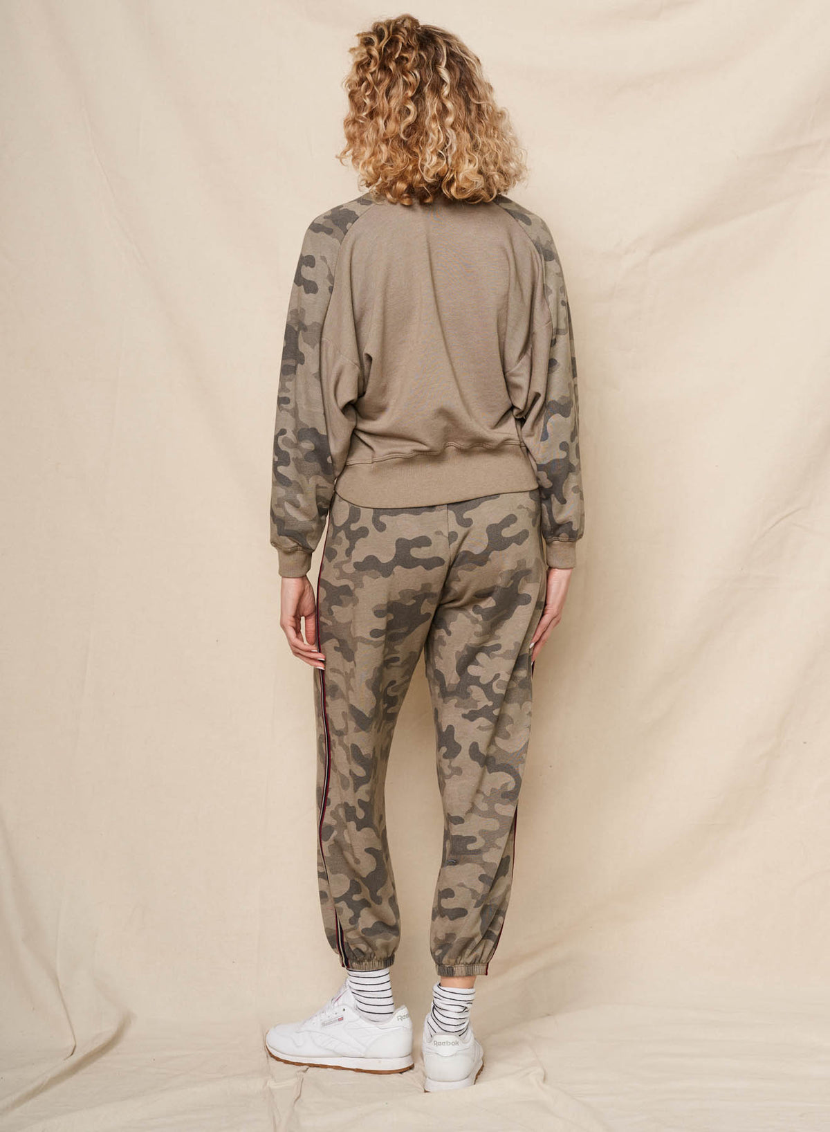 Sundry Golden Hour Dolman Sweatshirt in Fern