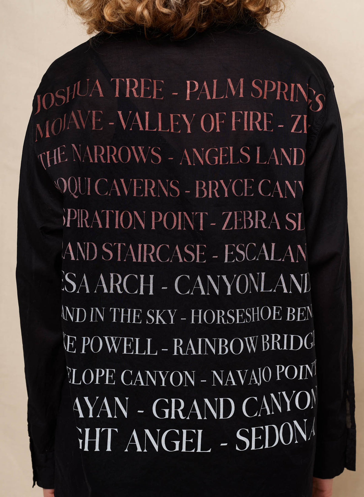 Sundry Desert Oversized Destinations Shirt in Deep Navy