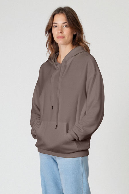 Sundry Softest Fleece Hoodie in Latte