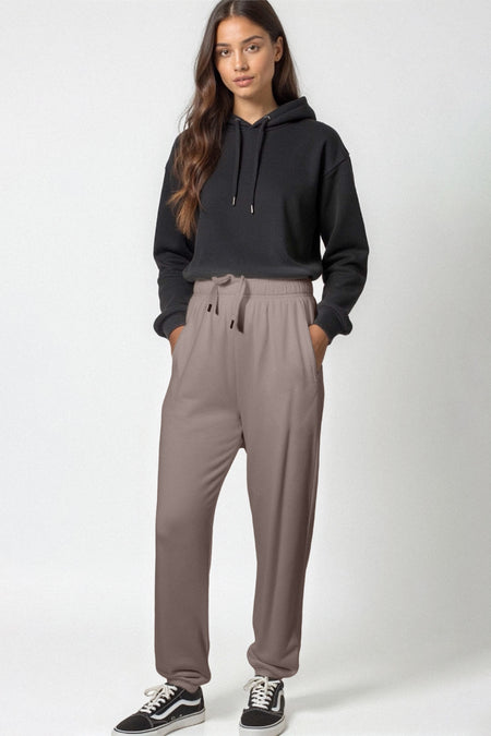 Sundry Softest Fleece Jogger in Latte