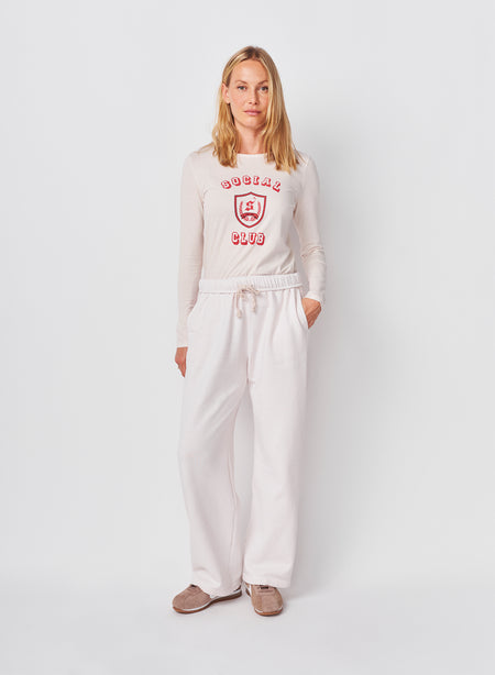 Sundry Straight Pant in Oyster