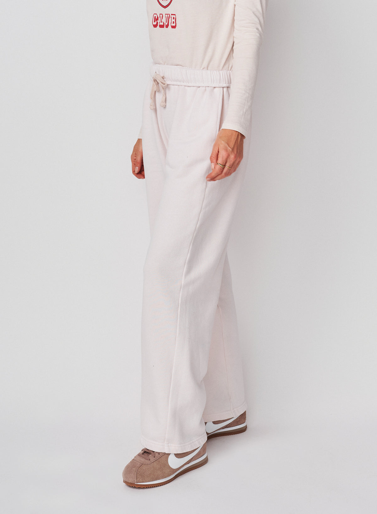 Sundry Straight Pant in Oyster