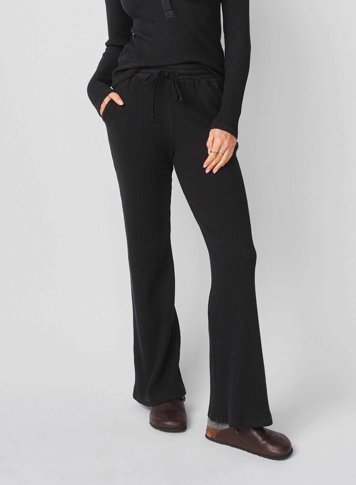 Sundry Lounge Pant in Washed Black
