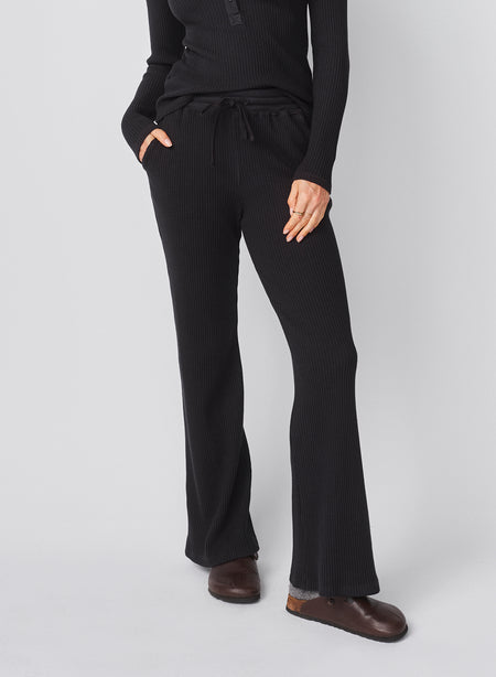 Sundry Lounge Pant in Washed Black