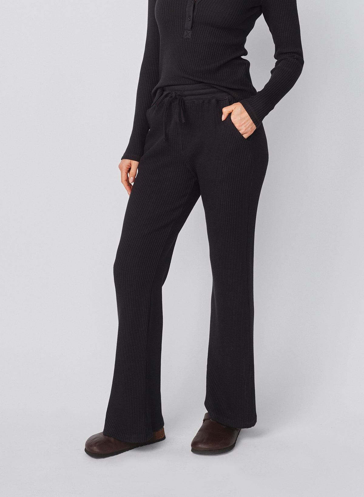 Sundry Lounge Pant in Washed Black