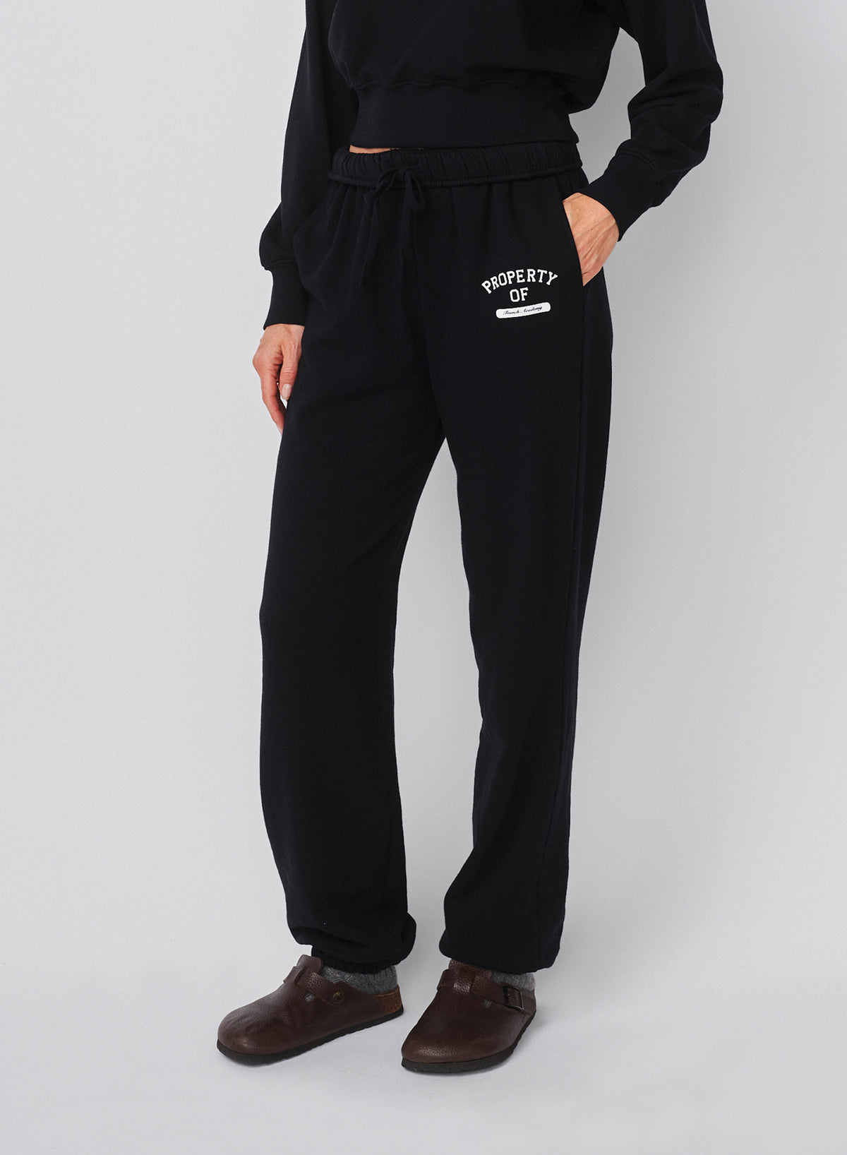 Sundry French Academy Athletic Sweatpant in Deep Navy