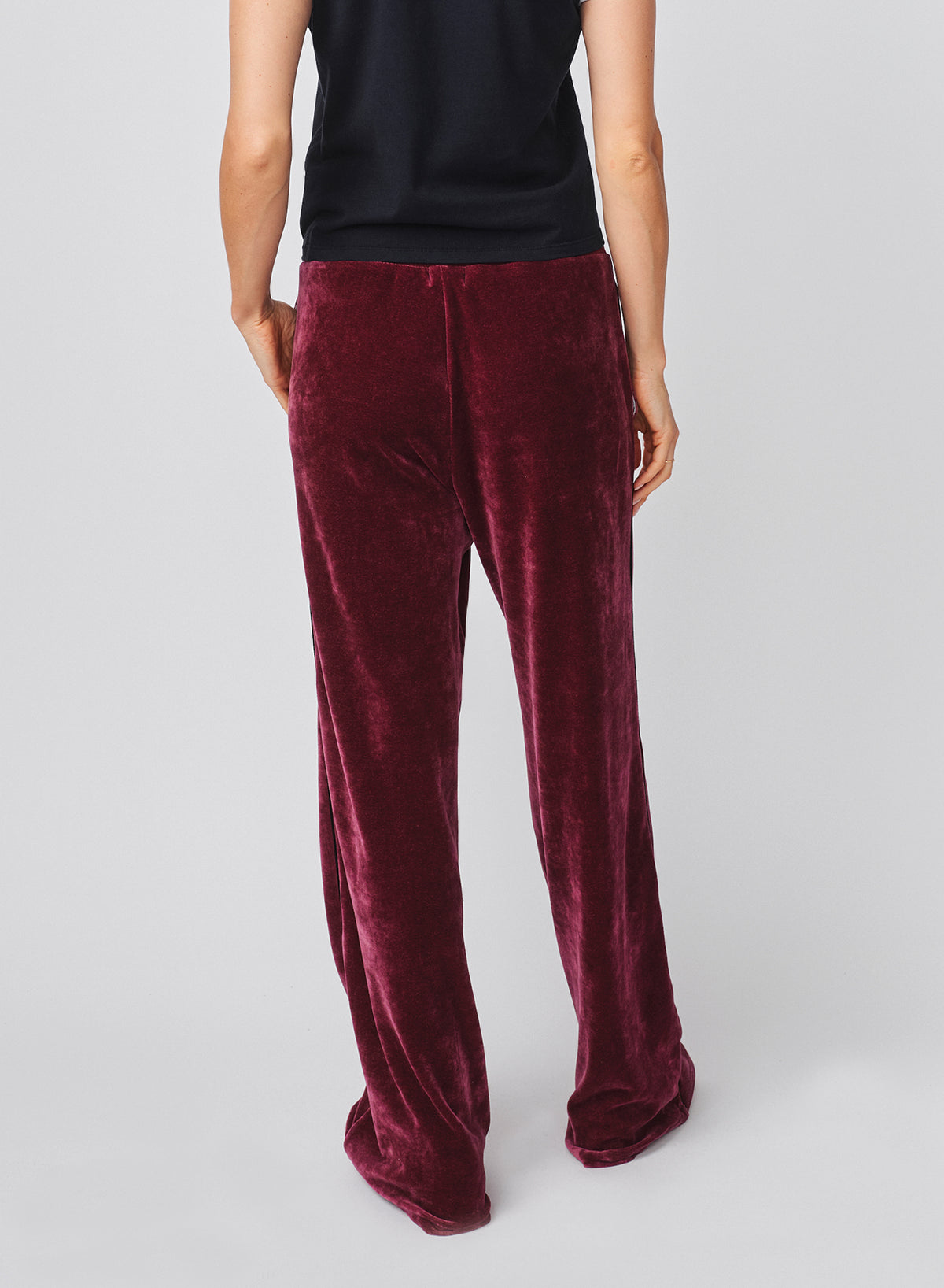 Sundry Track Pant in Mulled Wine
