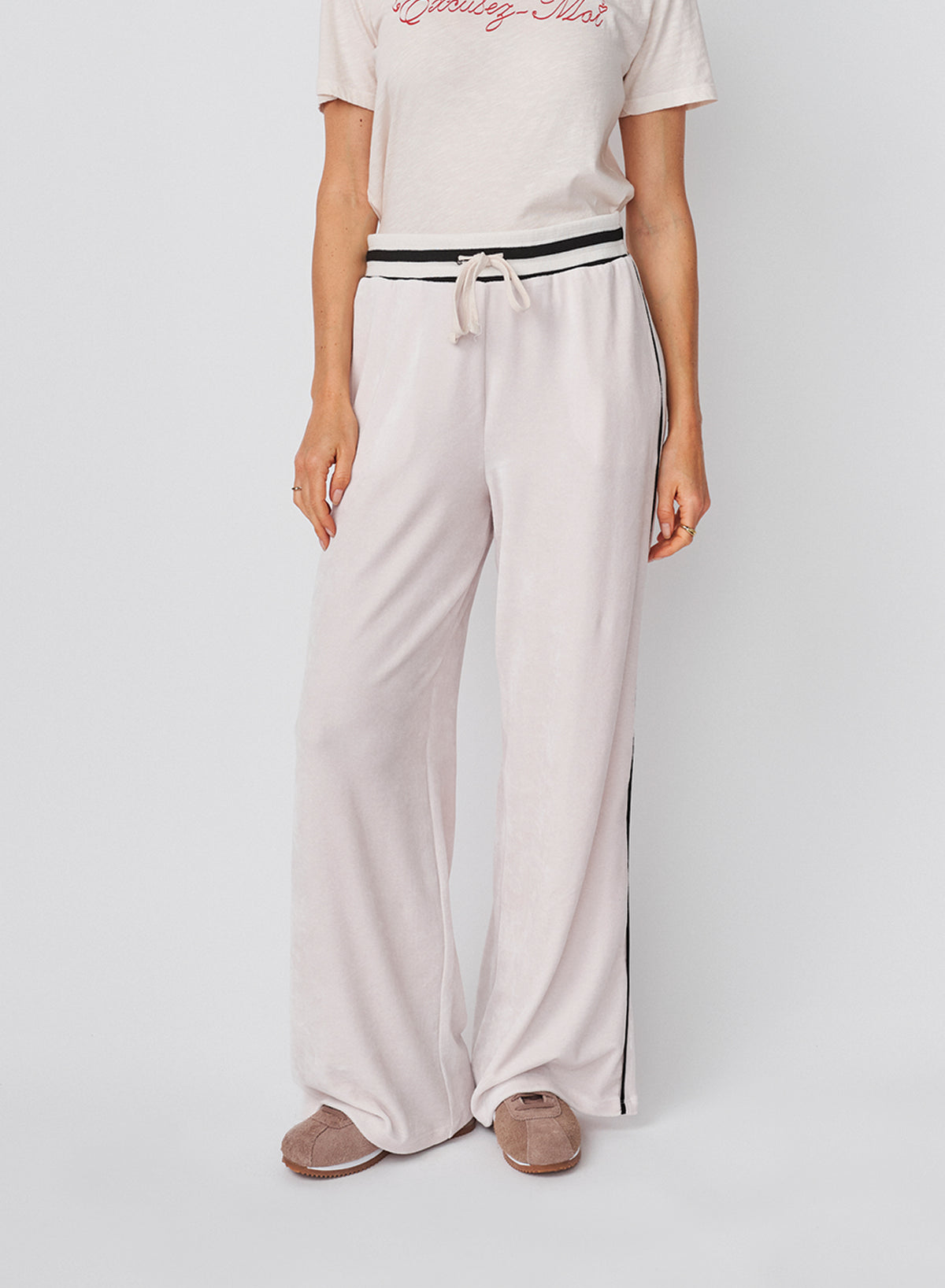 Sundry Track Pant in Oyster