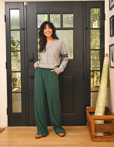 Sundry Flare Lounge Pant in Rainforest