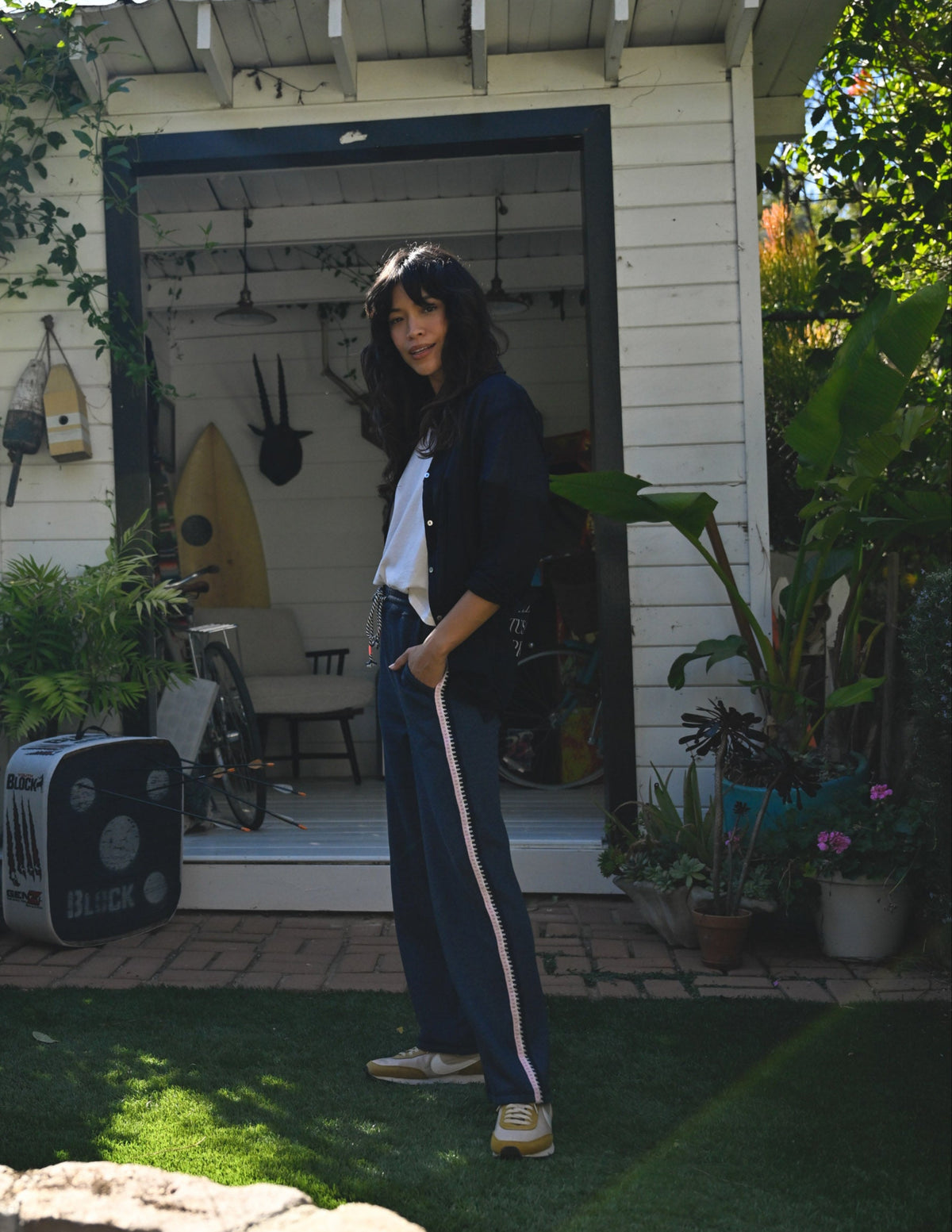 Sundry Lounge Pant in Deep Navy