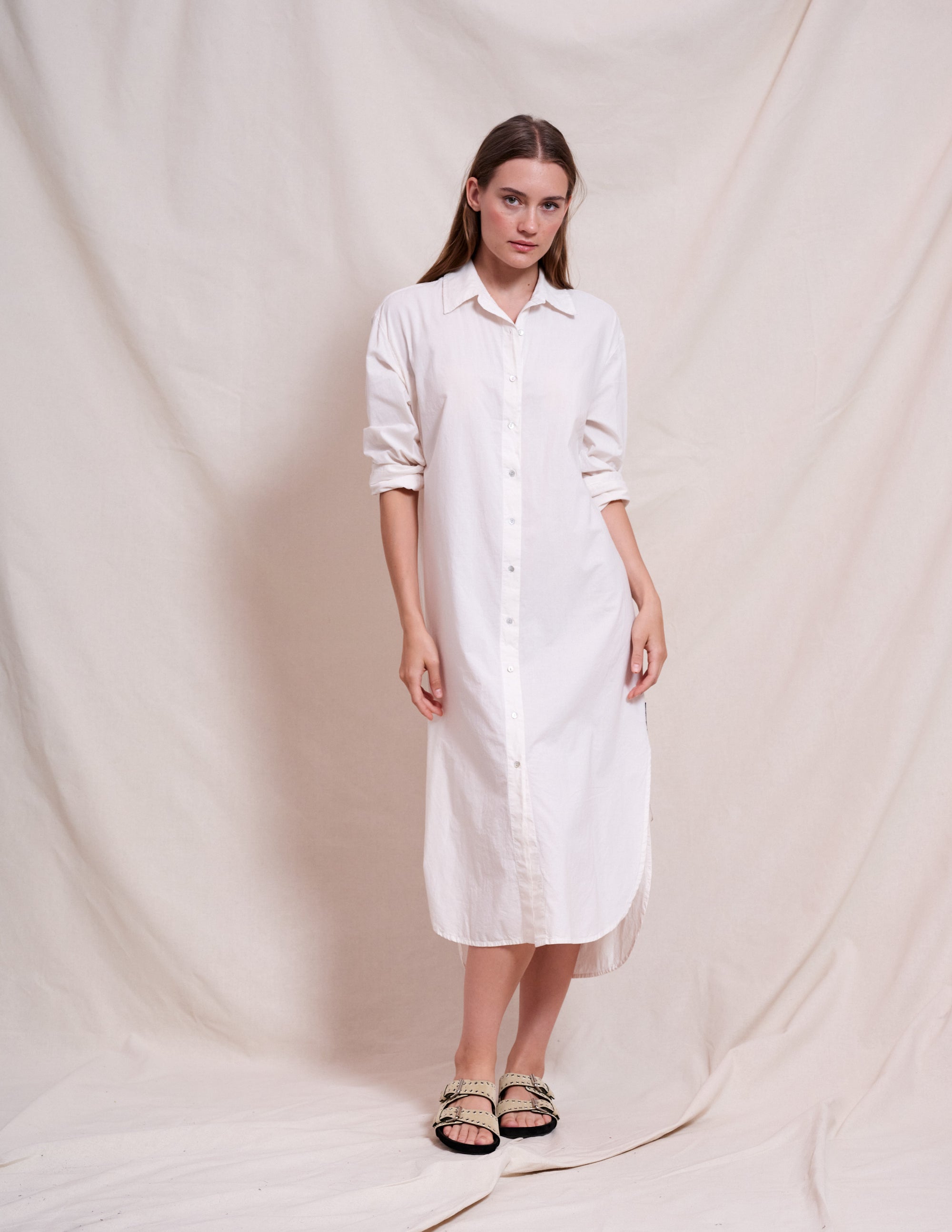 Sundry Midi Easy Shirt Dress in Optic White - XL - Shop Sundry Dresses | Women's Coastal Inspired Clothing with A French Flair. Sundry Midi Easy Shirt Dress in Optic White - XL - Shop Sundry Dresses | Women's Coastal Inspired Clothing with A French Flair.