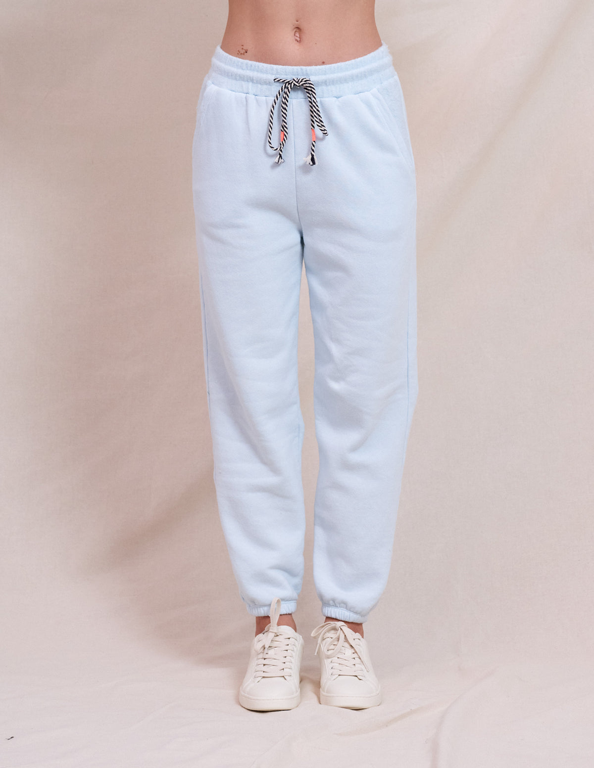 Sundry Rolled Sleeve Pullover in Icicle &amp; Jogger Set in Icicle