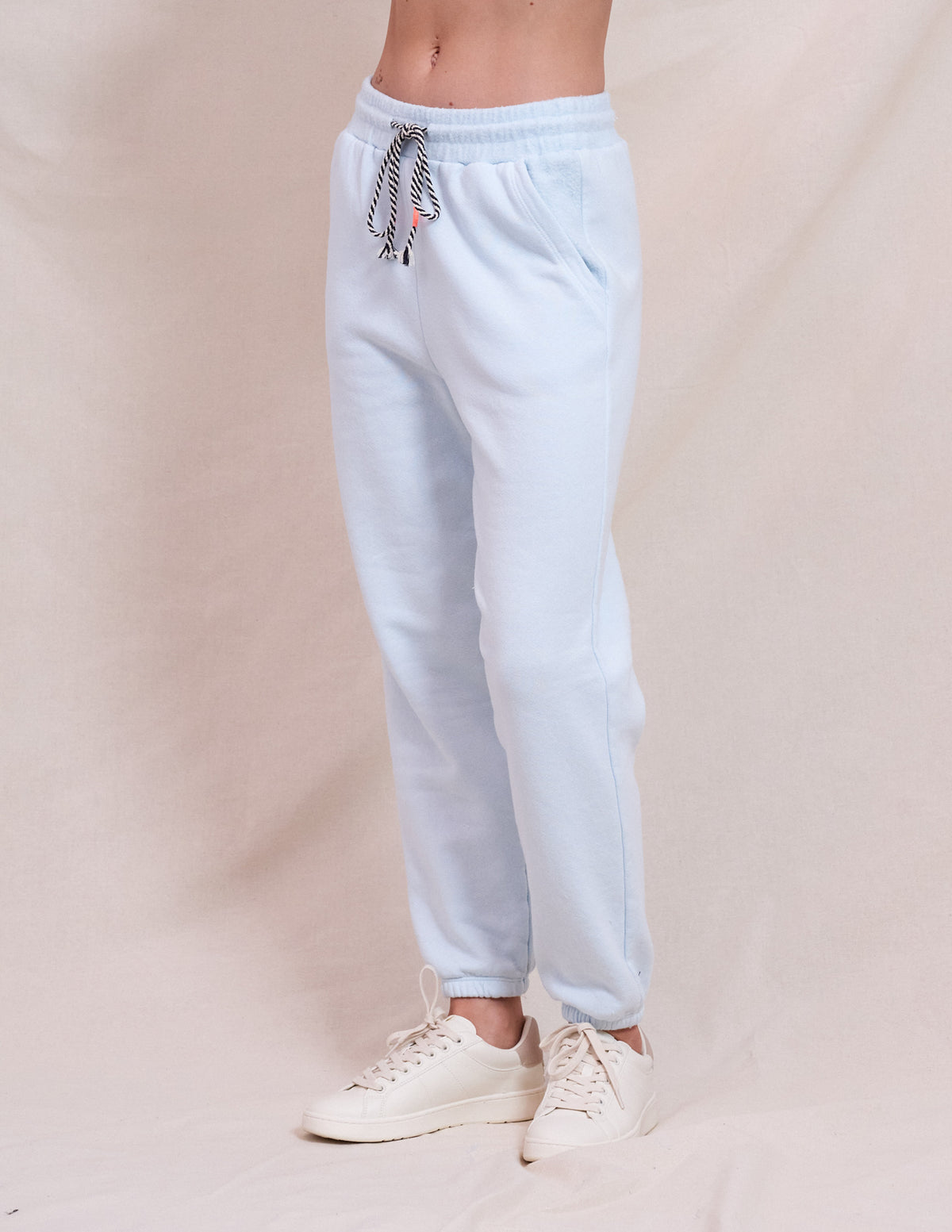 Sundry Rolled Sleeve Pullover in Icicle &amp; Jogger Set in Icicle