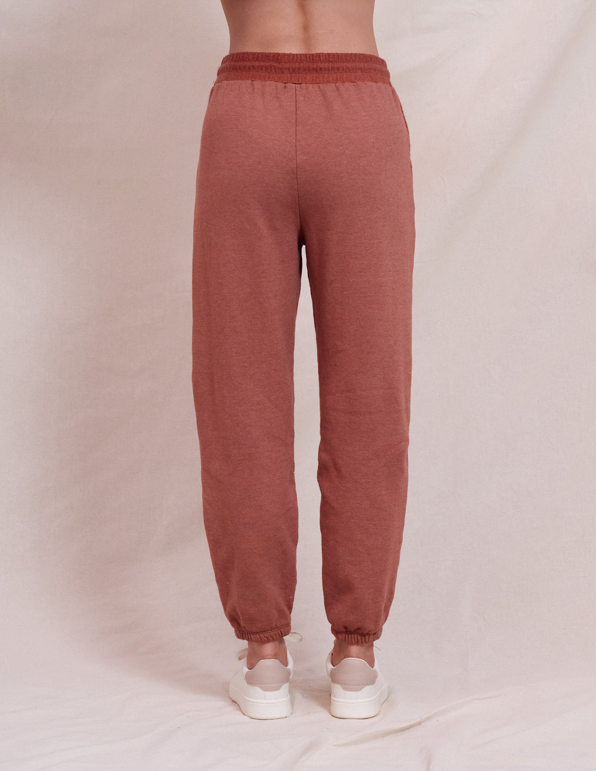 Sundry Seamed Zip Up &amp; Jogger Set in Vintage Rust