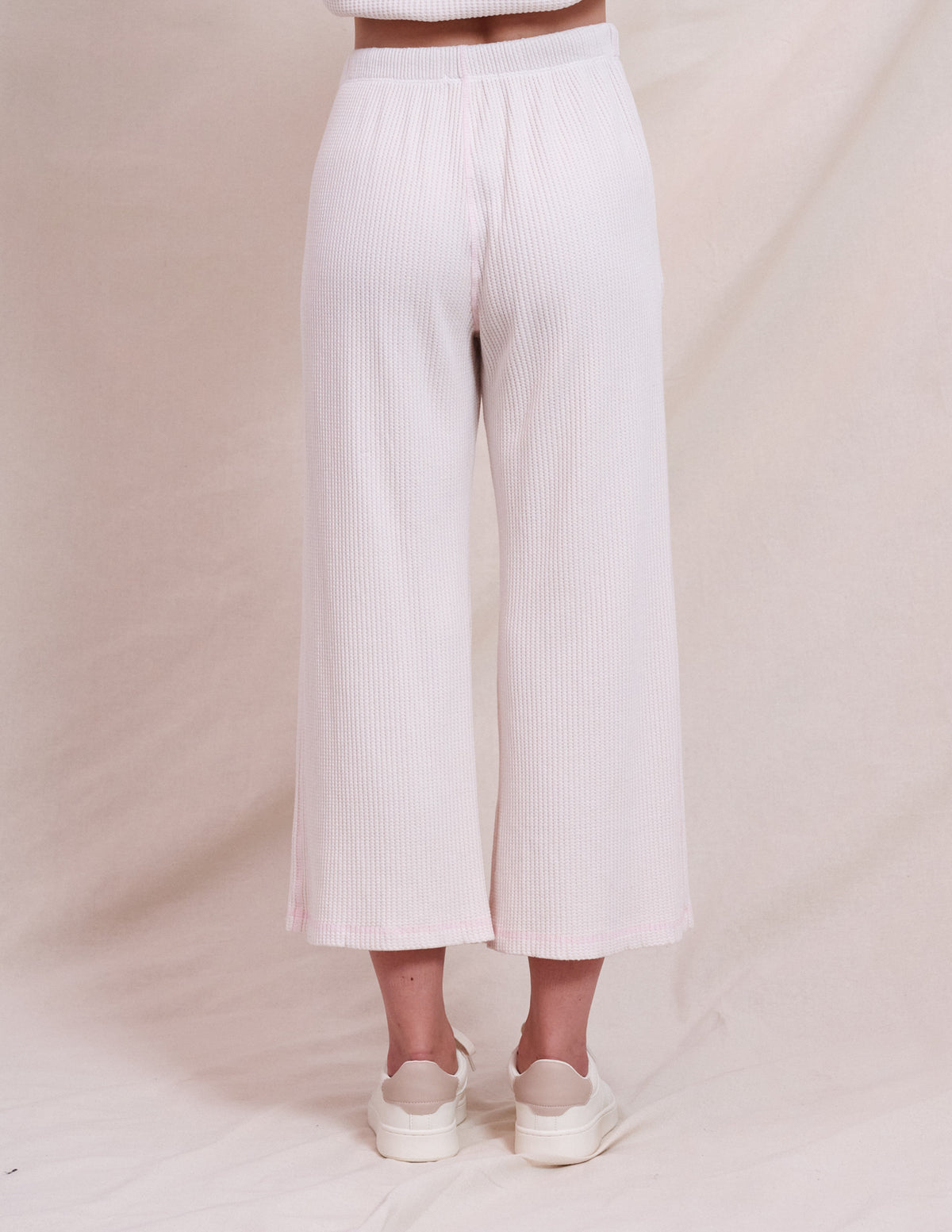 Sundry Contrast Stitch Pant in Oyster