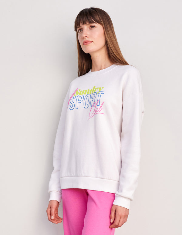 Sundry Mustard store Yellow Graphic Star Crewneck Sweatshirt